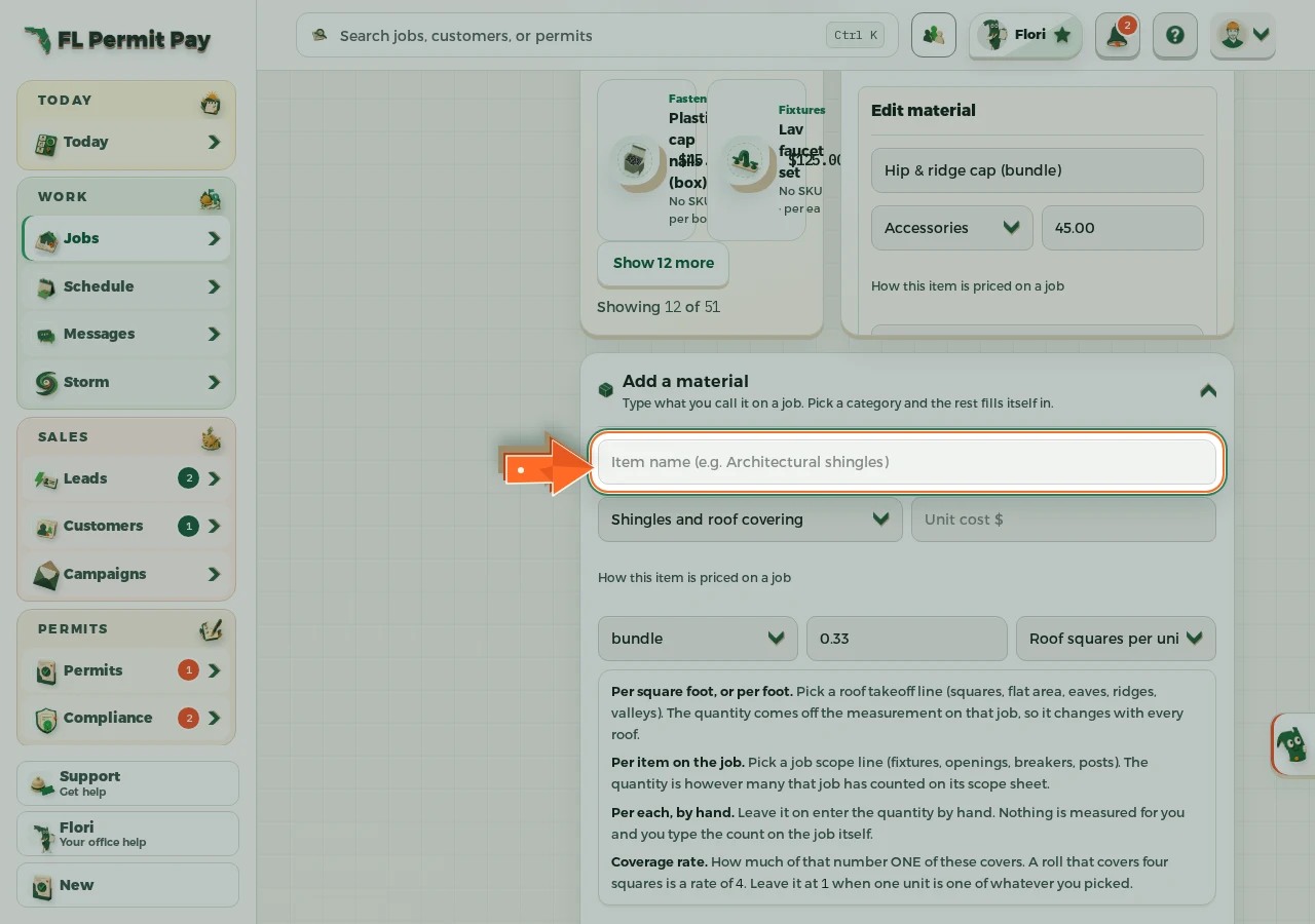 Where to find it: Name each one the way your supplier order says it - the arrow points at the control