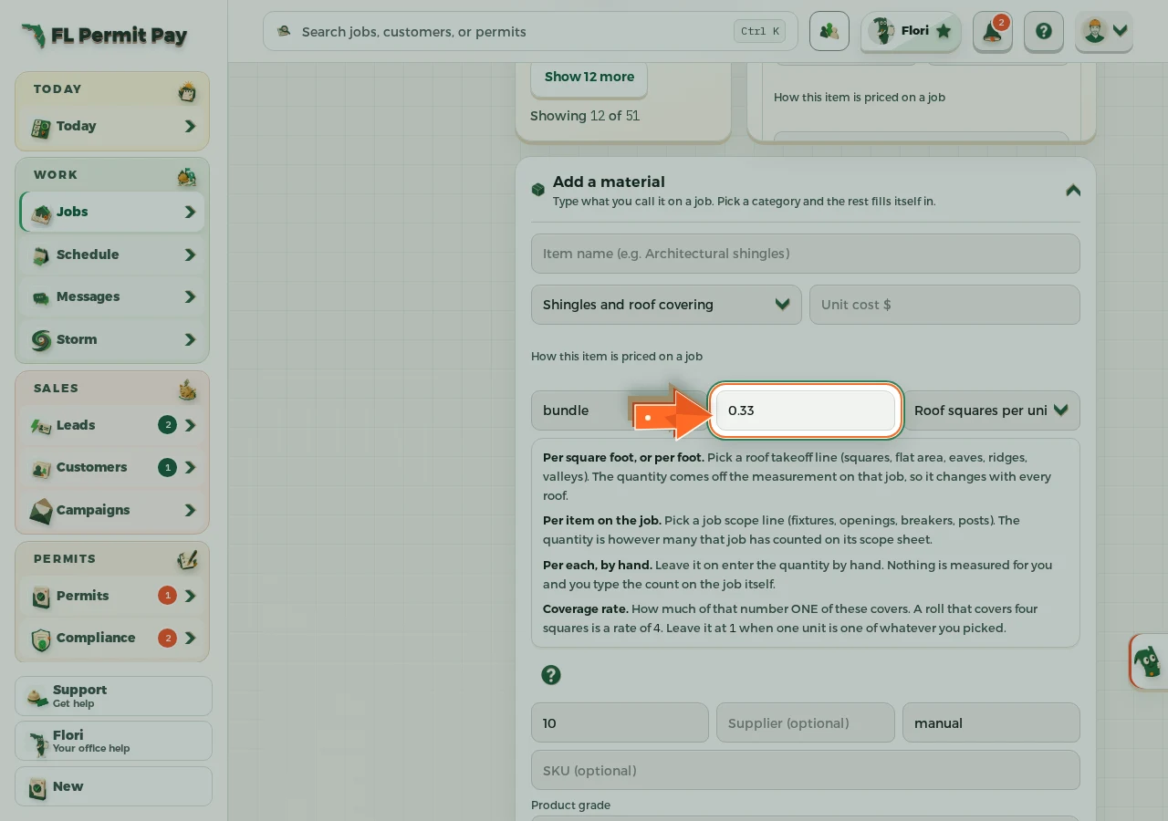 Where to find it: Say how much one of them covers - the arrow points at the control