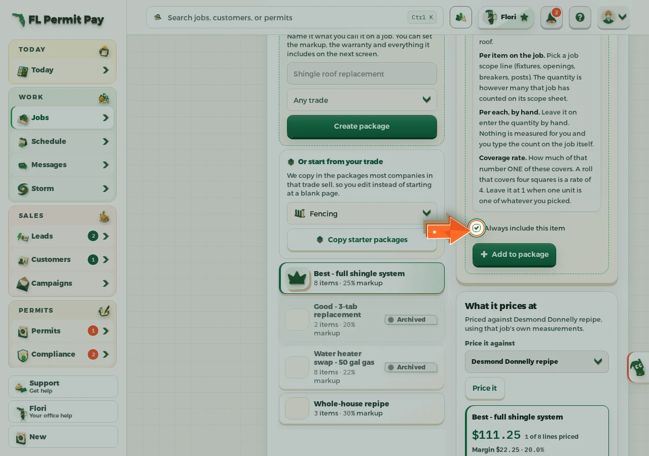 Where to find it: Decide if it is always in - the arrow points at the control